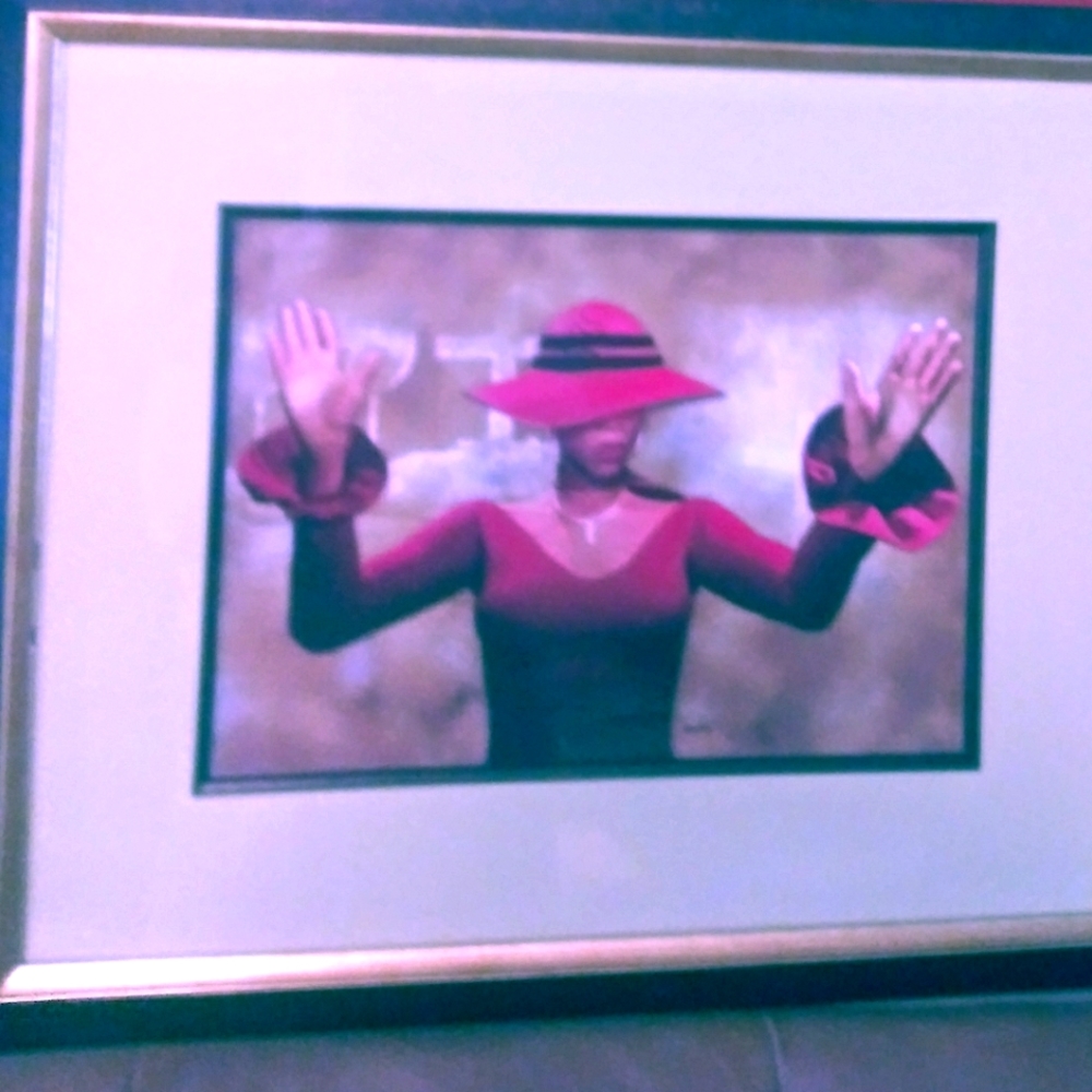 African art. Measures 10 1/2 x 6 1/2